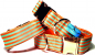 Preview: Ligne orange / turquoise