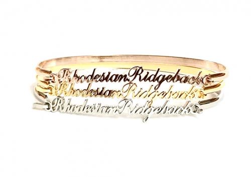 Bracelet RHODESIAN RIDGEBACK rosé couleur or
