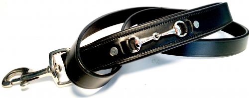 laisse Country 2.0 noir / argent