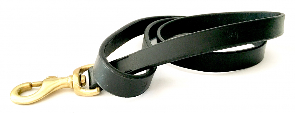 Laisse UNI or noir
