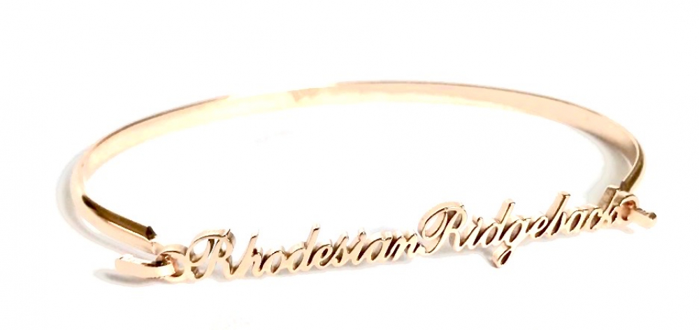 Bracelet RHODESIAN RIDGEBACK rosé couleur or
