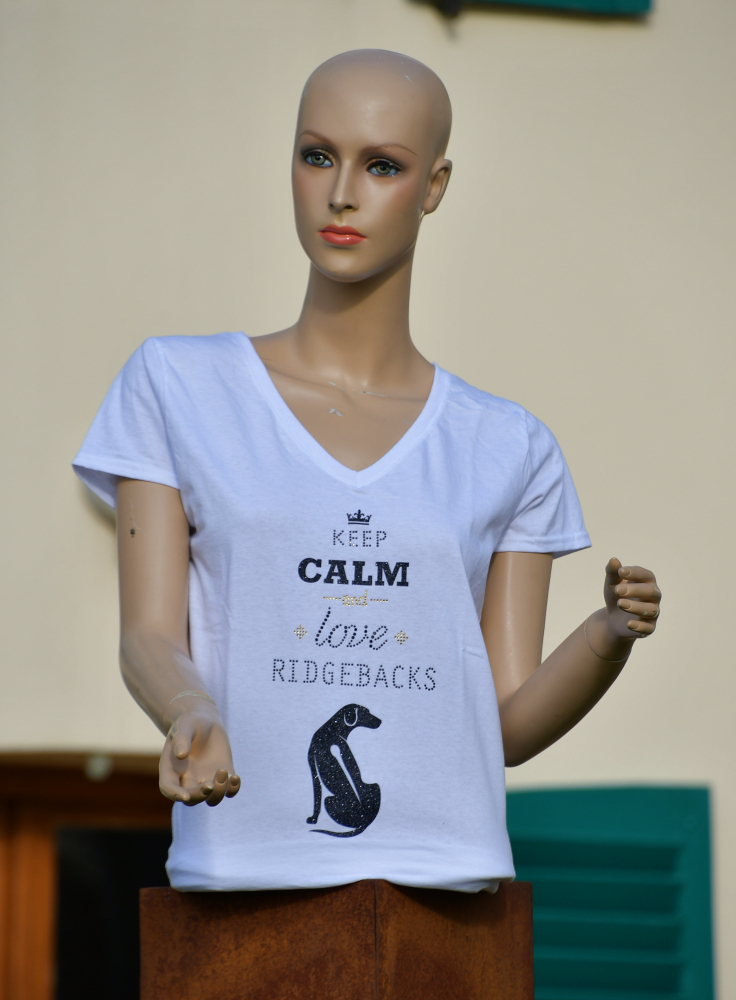 T-Shirt DELUXE "KEEP CALM" weiß