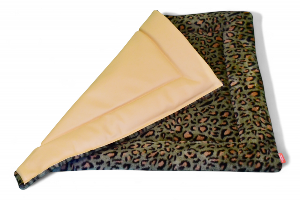 PLD Fur Green Leo/Kunstleder