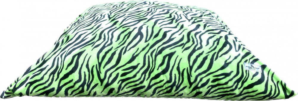 Velboa Zebra Punk Grün