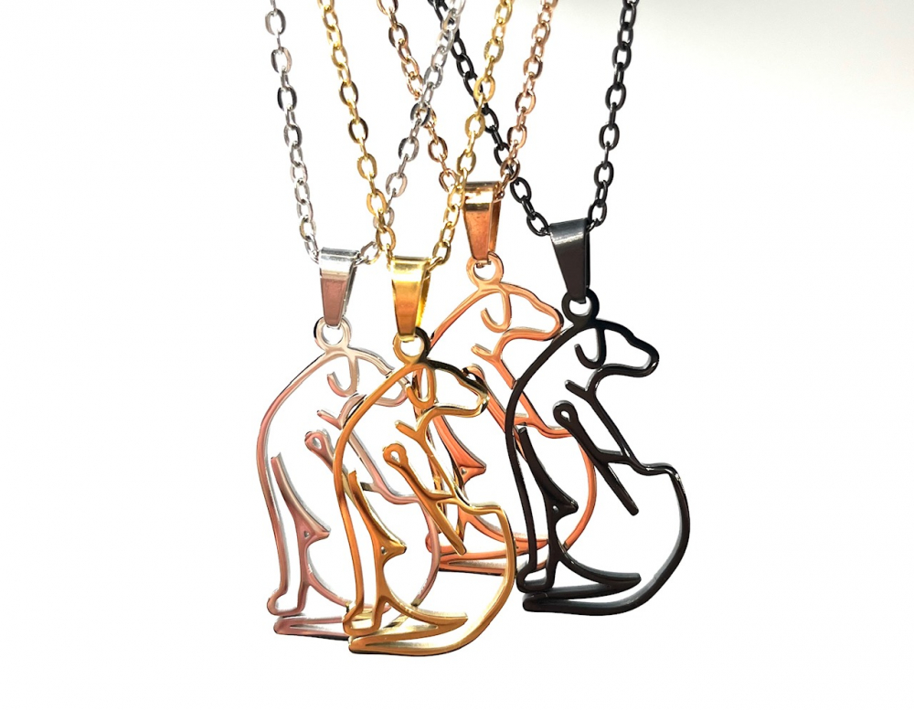Collier KEEP CALM Couleurs or